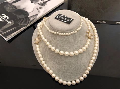 cheap replica chanel pearl necklace|chanel knockoff pearl necklace.